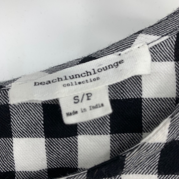 Beach lunch lounge small blouse buffalo check warm - Picture 3 of 5